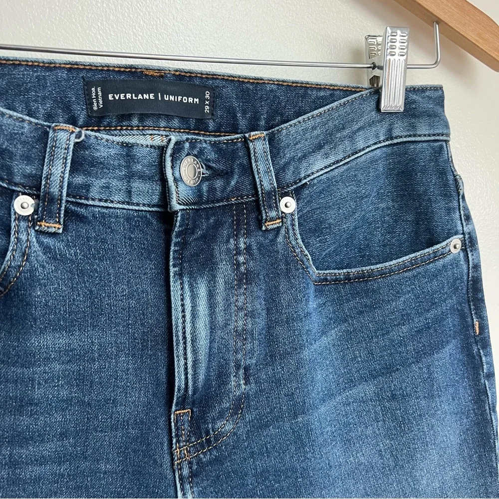 Everlane The Skinny 4-Way Stretch Organic Jean Uniform 29 30
